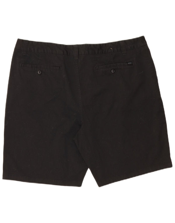 O'Neill Mens Standard Fit Chino Shorts W42 2XL Black Polyester