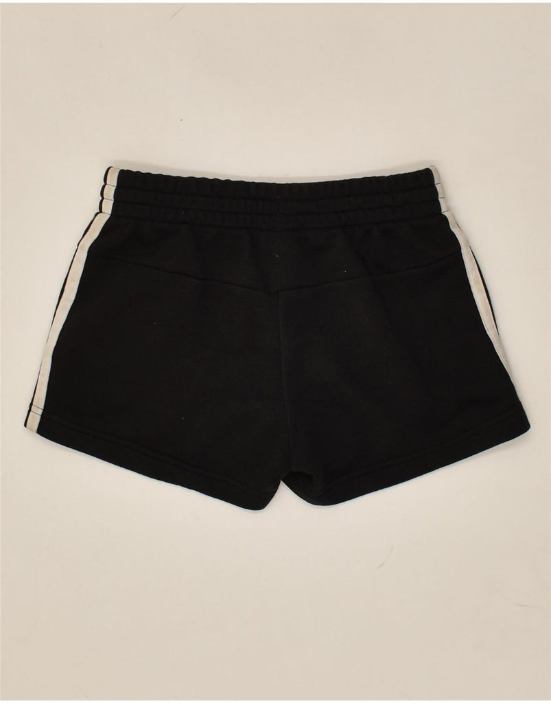 ADIDAS Girls Sport Shorts 9-10 Years Black Cotton | Vintage Adidas | Thrift | Second-Hand Adidas | Used Clothing | Messina Hembry 