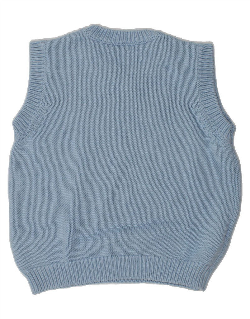 BENETTON Boys Vest Tank Top 3-4 Years XS Blue Cotton | Vintage Benetton | Thrift | Second-Hand Benetton | Used Clothing | Messina Hembry 