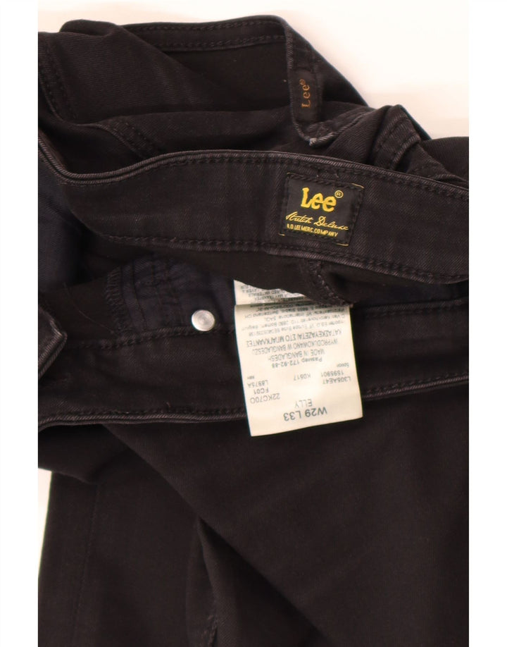 Lee Womens Elly Slim Jeans W29 L33 Black Cotton