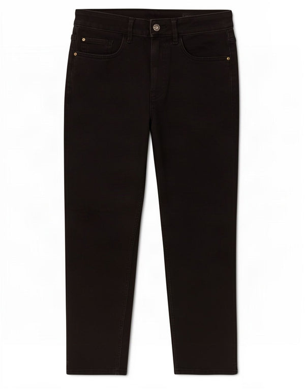 Marks & Spencer Womens Capri Skinny Jeans UK 12 Medium W30 L21 Black Cotton