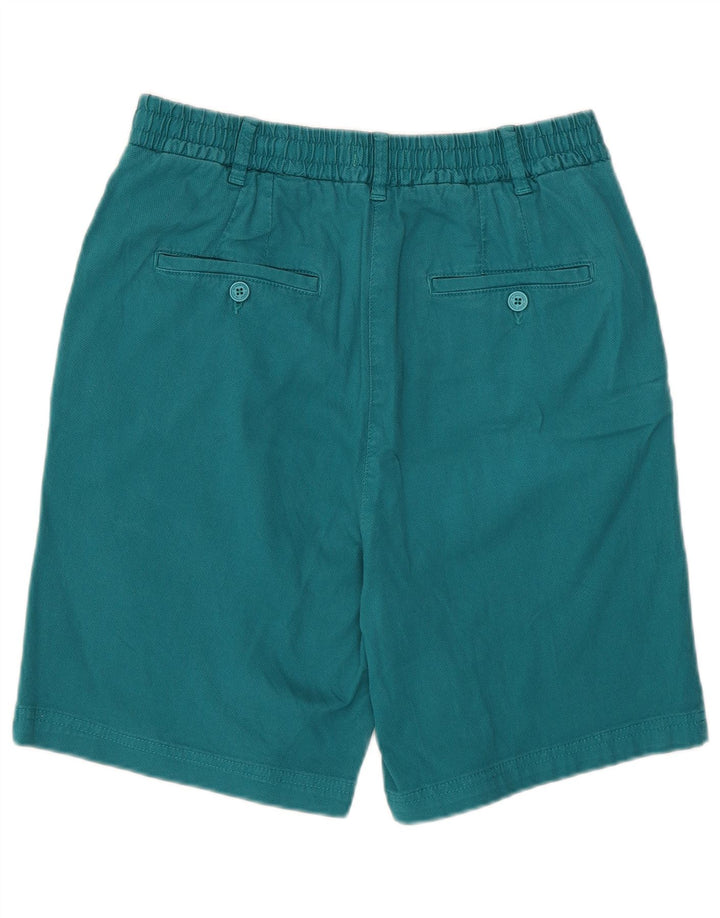 Benetton Womens Chino Shorts W28 Medium Green