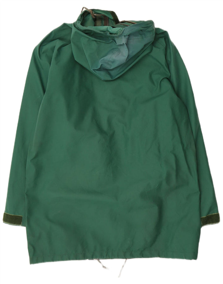 Berghaus Mens Hooded Raincoat UK 38 Medium Green Nylon