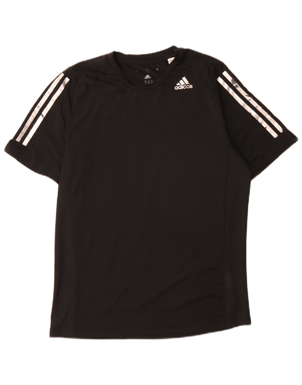 Adidas Mens Climacool T-Shirt Top Small Black Polyester