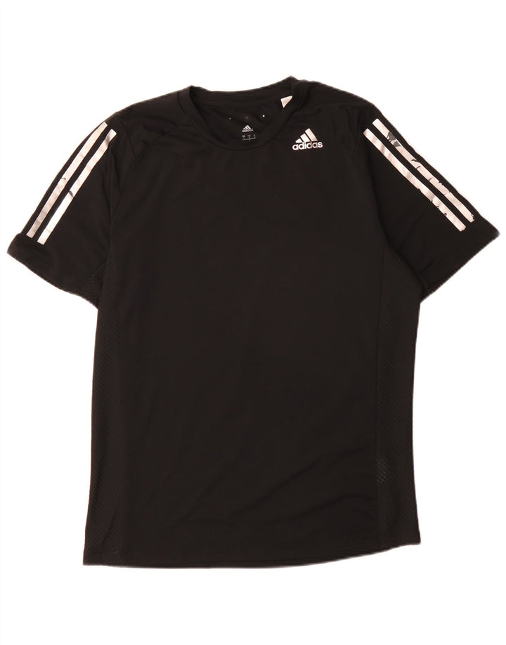 Adidas Mens Climacool T-Shirt Top Small Black Polyester
