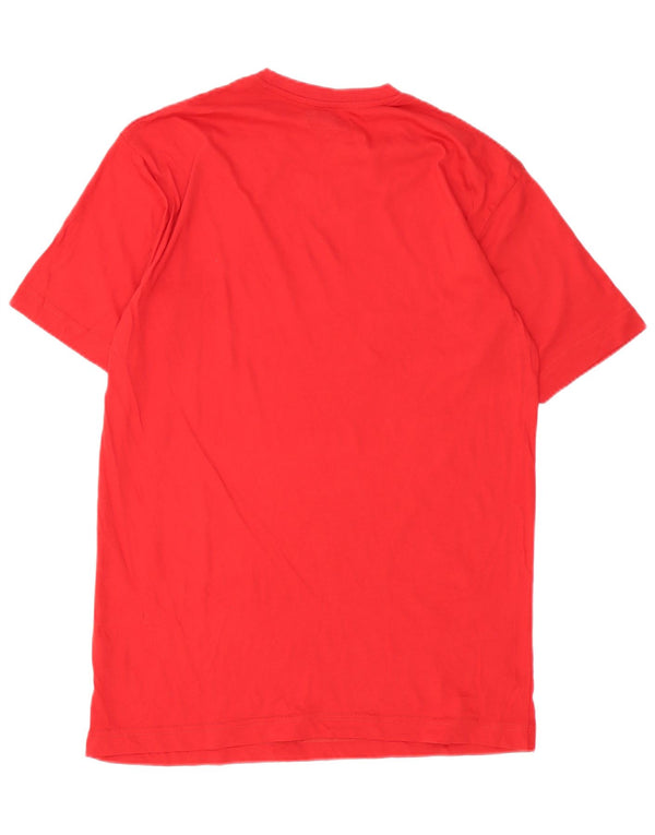 Kappa Boys Graphic T-Shirt Top 15-16 Years 2XL Red Cotton