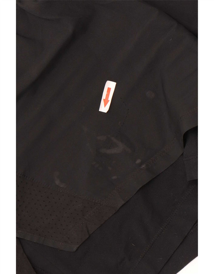Nike Womens Dri Fit Sport Shorts UK 14 Medium Black Polyester