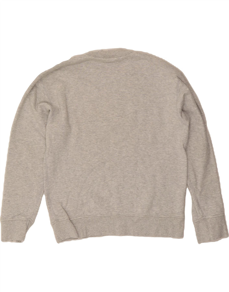 ADIDAS Mens Loose Fit Sweatshirt Jumper XS Grey Cotton Vintage Adidas and Second-Hand Adidas from Messina Hembry 