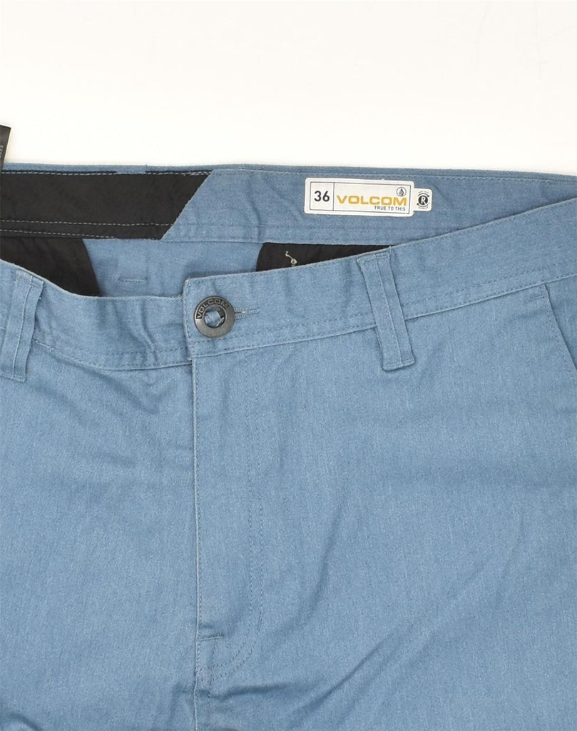 VOLCOM Mens Tapered Chino Trousers W36 L28 Blue Cotton | Vintage Volcom | Thrift | Second-Hand Volcom | Used Clothing | Messina Hembry 