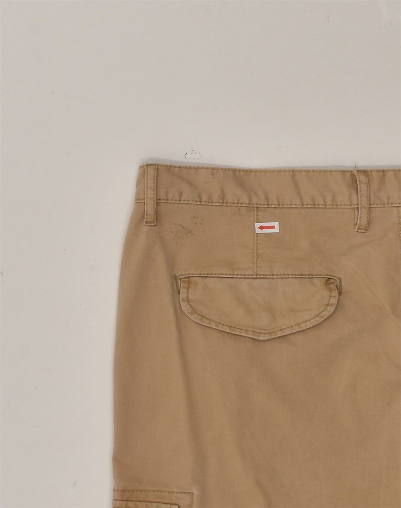 OVS Mens Slim Cargo Trousers IT 52 XL W38 L29 Brown Cotton | Vintage OVS | Thrift | Second-Hand OVS | Used Clothing | Messina Hembry 