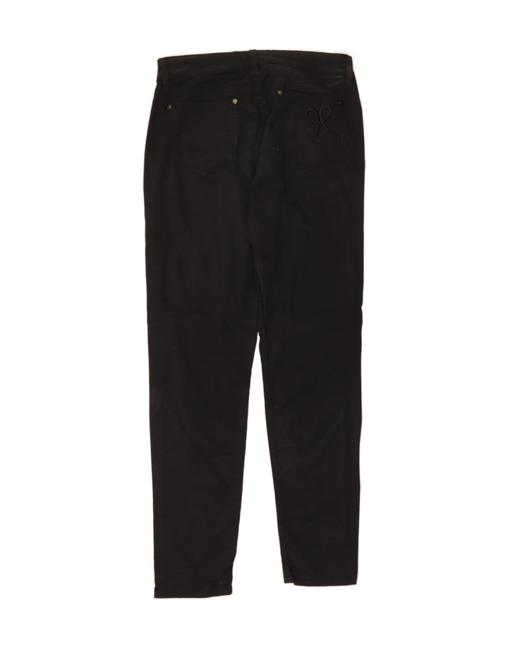 MOSCHINO Womens Slim Jeans W29 L29 Black Cotton Vintage Moschino and Second-Hand Moschino from Messina Hembry 