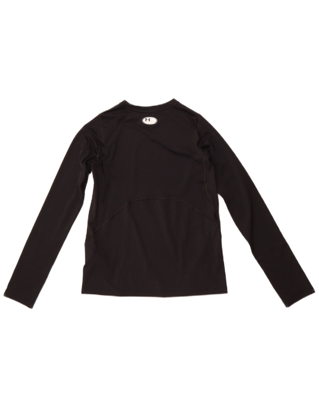Under Armour Boys Heat Gear Top Long Sleeve 11-12 Years Large Black
