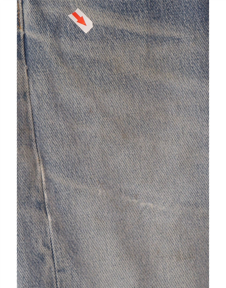 Levi's Mens Straight Jeans W38 L32 Blue Cotton