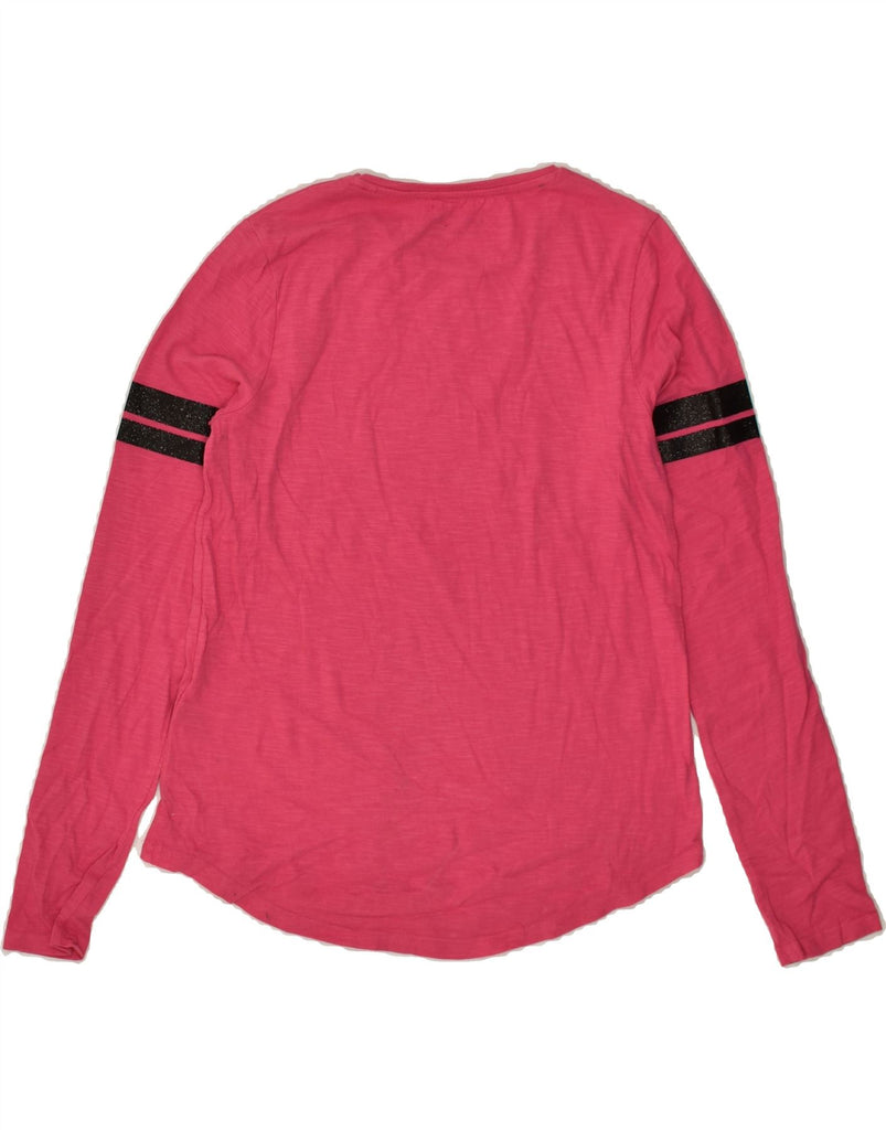 GUESS Girls Graphic Top Long Sleeve 15-16 Years Pink Cotton | Vintage Guess | Thrift | Second-Hand Guess | Used Clothing | Messina Hembry 