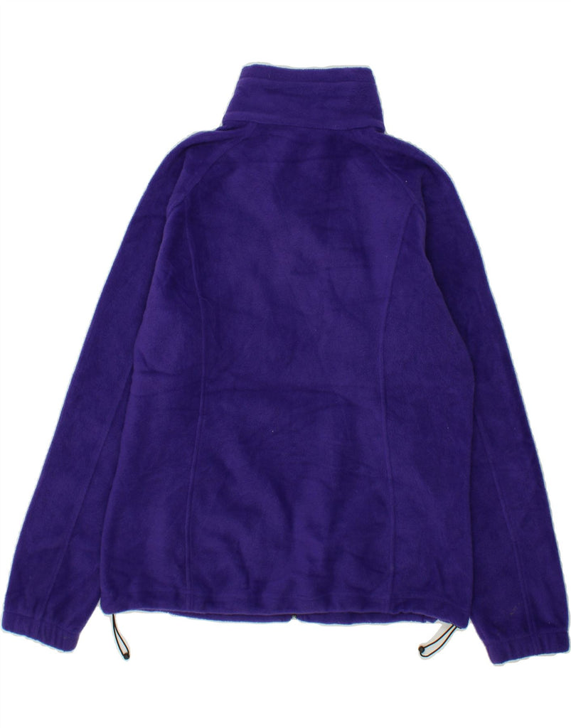 COLUMBIA Womens Fleece Jacket UK 16 Large Purple Polyester Vintage Columbia and Second-Hand Columbia from Messina Hembry 