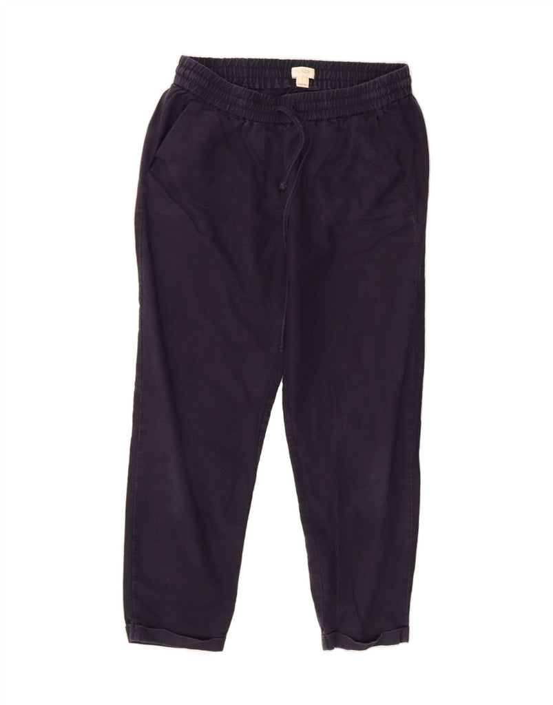 J. CREW Womens Straight Casual Trousers US 4 Small W26 L25  Navy Blue Vintage J. Crew and Second-Hand J. Crew from Messina Hembry 