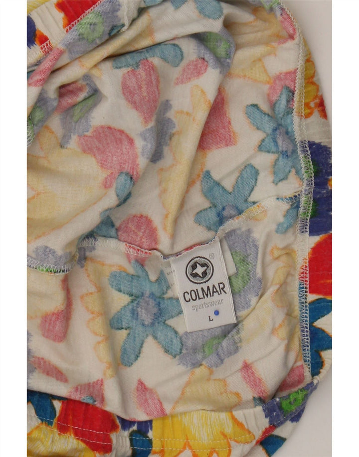 Colmar Womens Hot Pants Large W34 Multicoloured Floral Cotton