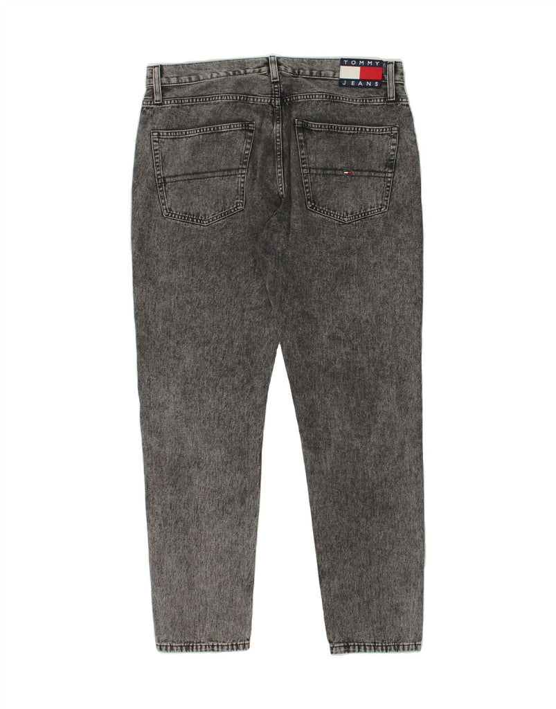 TOMMY HILFIGER Mens Tapered Jeans W36 L34 Grey Cotton Vintage Tommy Hilfiger and Second-Hand Tommy Hilfiger from Messina Hembry 