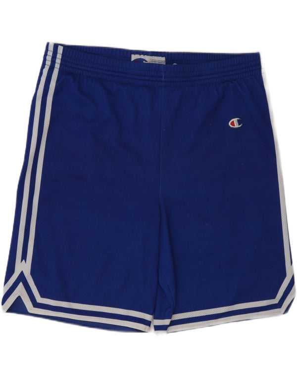 Champion Mens Sport Shorts Large  Blue
