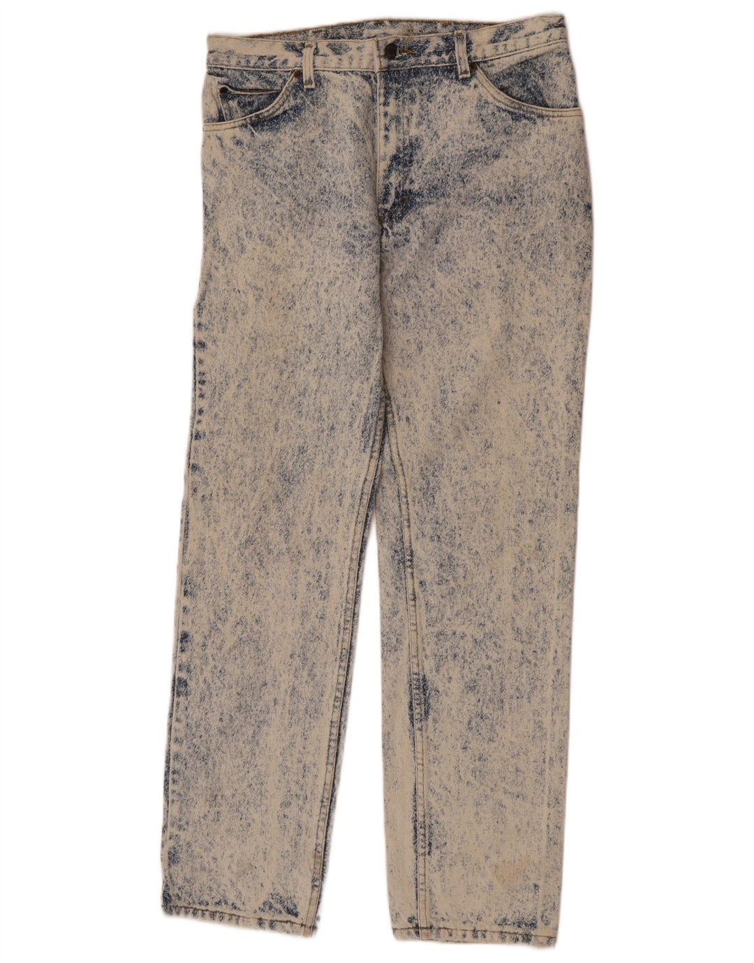Lee Mens Straight Jeans W31 L32 Blue Cotton
