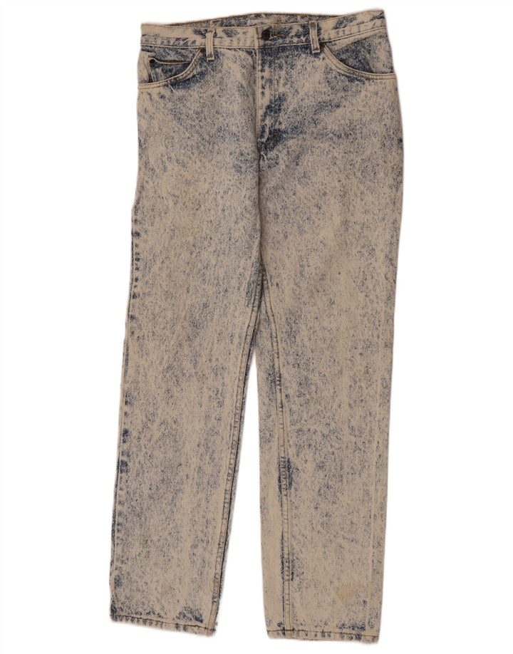Lee Mens Straight Jeans W31 L32 Blue Cotton