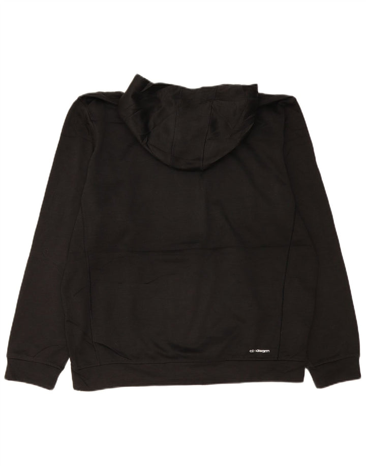 Adidas Mens Climawarm Hoodie Jumper Large Black Polyester