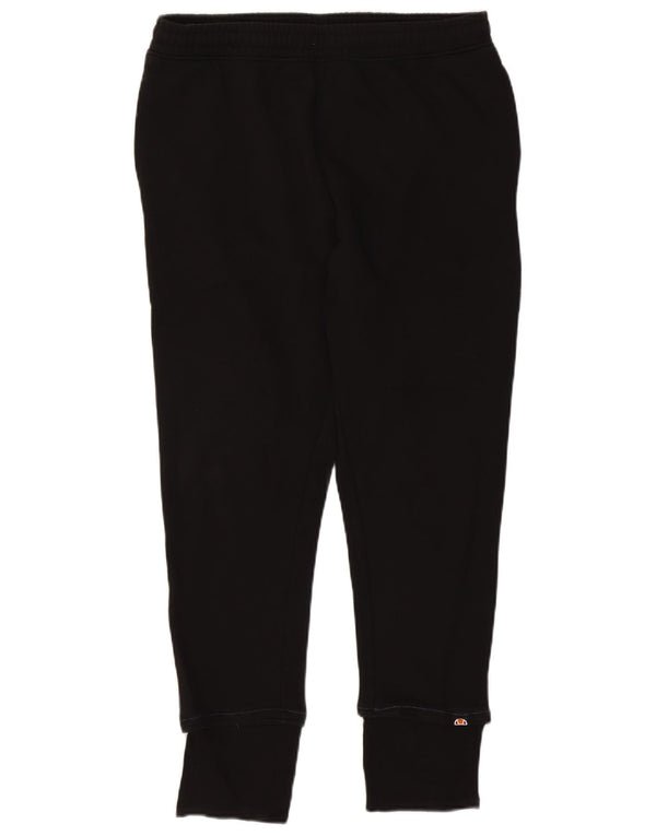 Ellesse Mens Tracksuit Trousers Joggers XL Black Cotton