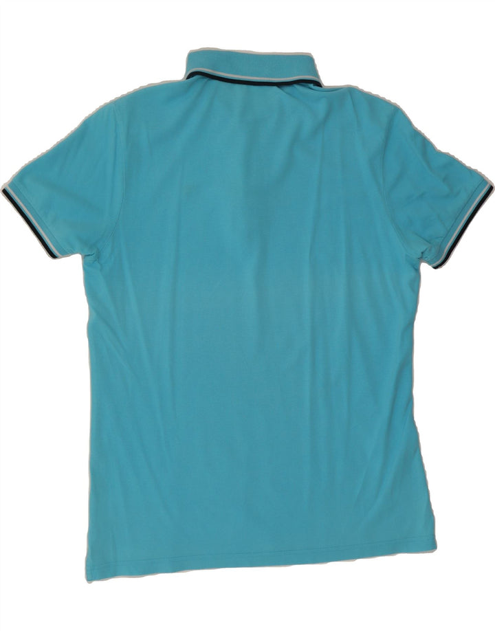 DIADORA Mens Polo Shirt Large Blue Vintage Diadora and Second-Hand Diadora from Messina Hembry 
