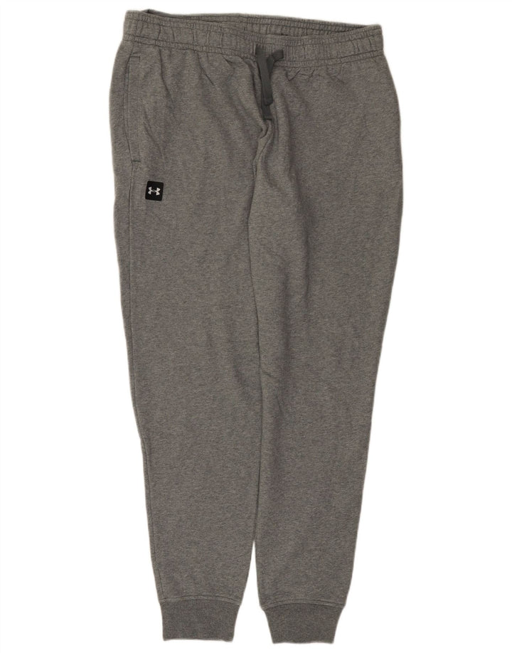 Under Armour Mens Tracksuit Trousers Joggers XL  Grey Cotton