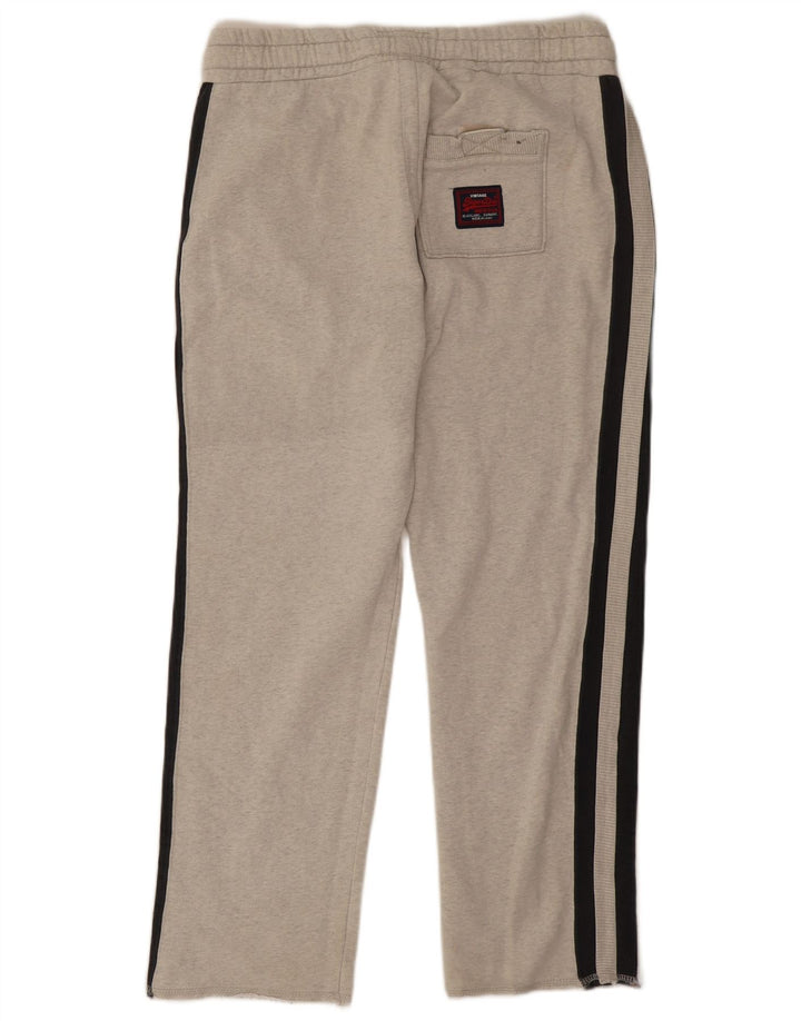 Superdry Mens Graphic Tracksuit Trousers Large  Grey Cotton