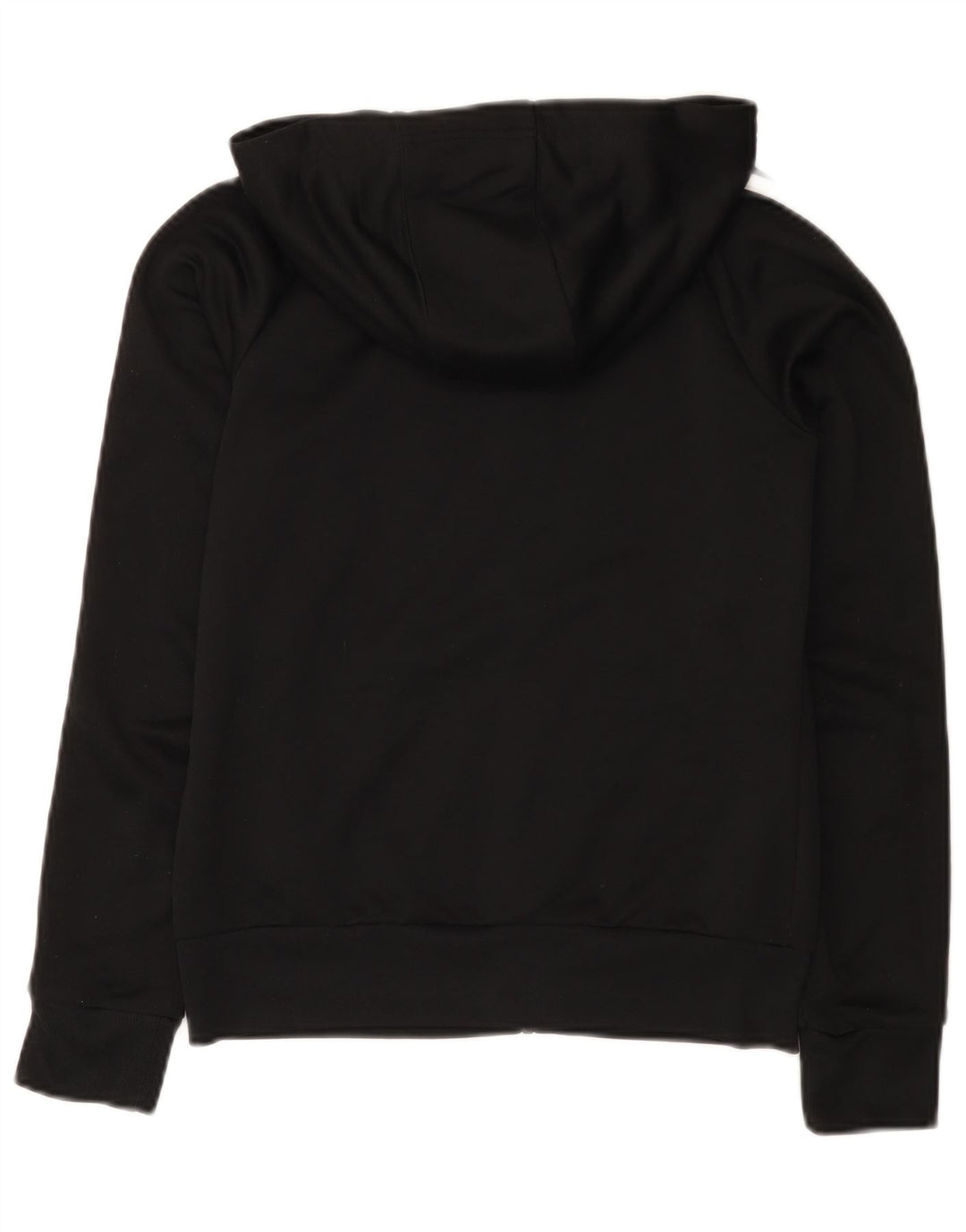 Adidas Boys Zip Hoodie Sweater 11-12 Years Black Polyester