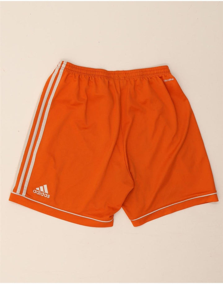 Adidas Mens Climalite Sport Shorts Large  Orange Polyester