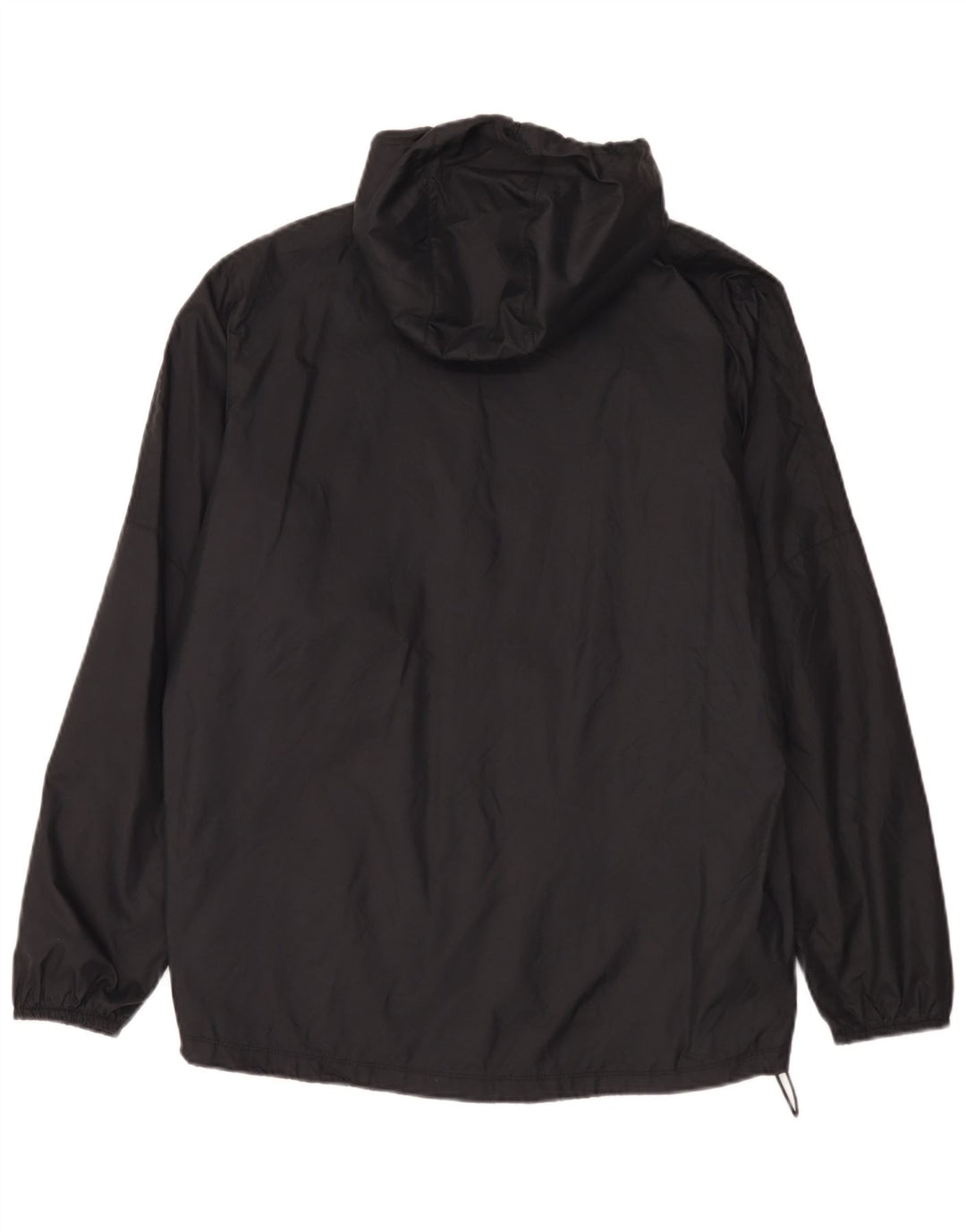 Nike Mens Hooded Rain Jacket UK 38 Medium Black Nylon