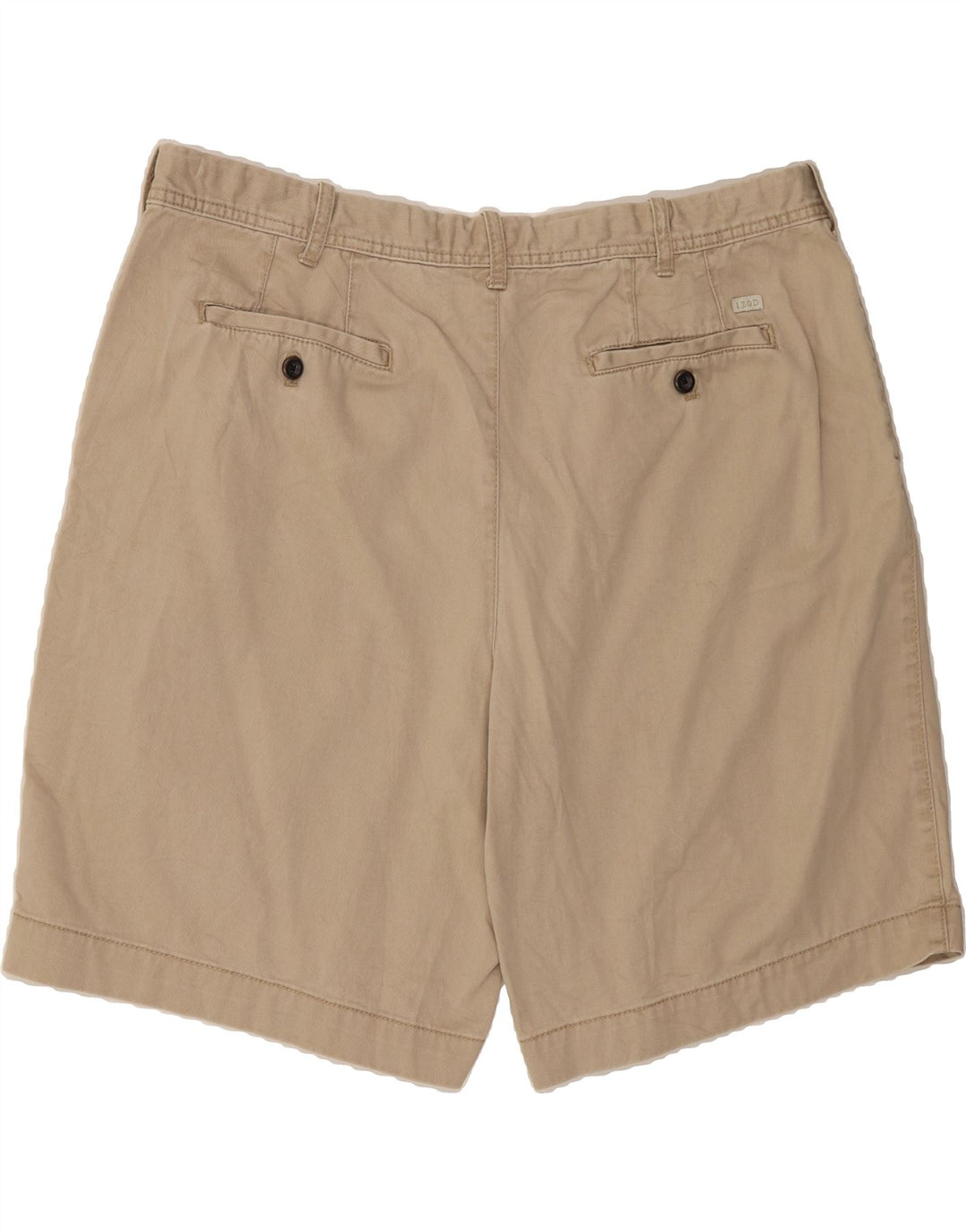 IZOD Mens Chino Shorts W40 XL Beige Cotton Vintage Izod and Second-Hand Izod from Messina Hembry 