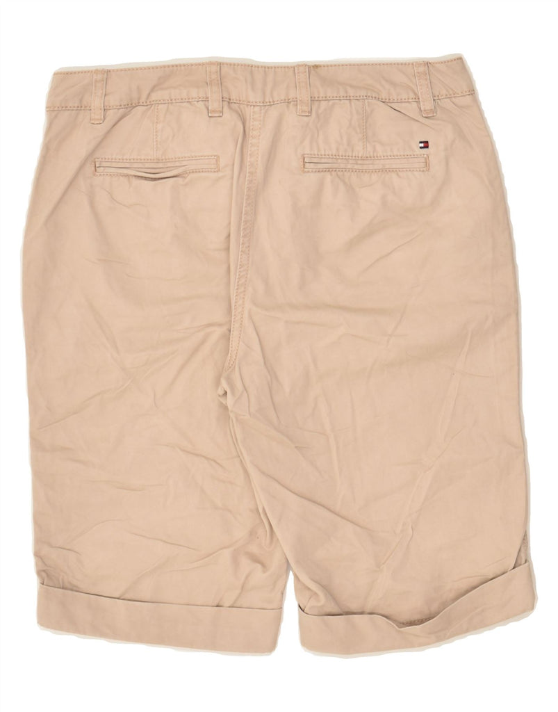 TOMMY HILFIGER Womens Chino Shorts US 6 Medium W28 Beige Cotton | Vintage Tommy Hilfiger | Thrift | Second-Hand Tommy Hilfiger | Used Clothing | Messina Hembry 