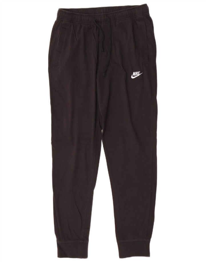 NIKE Mens Tracksuit Trousers Joggers Medium  Black Cotton