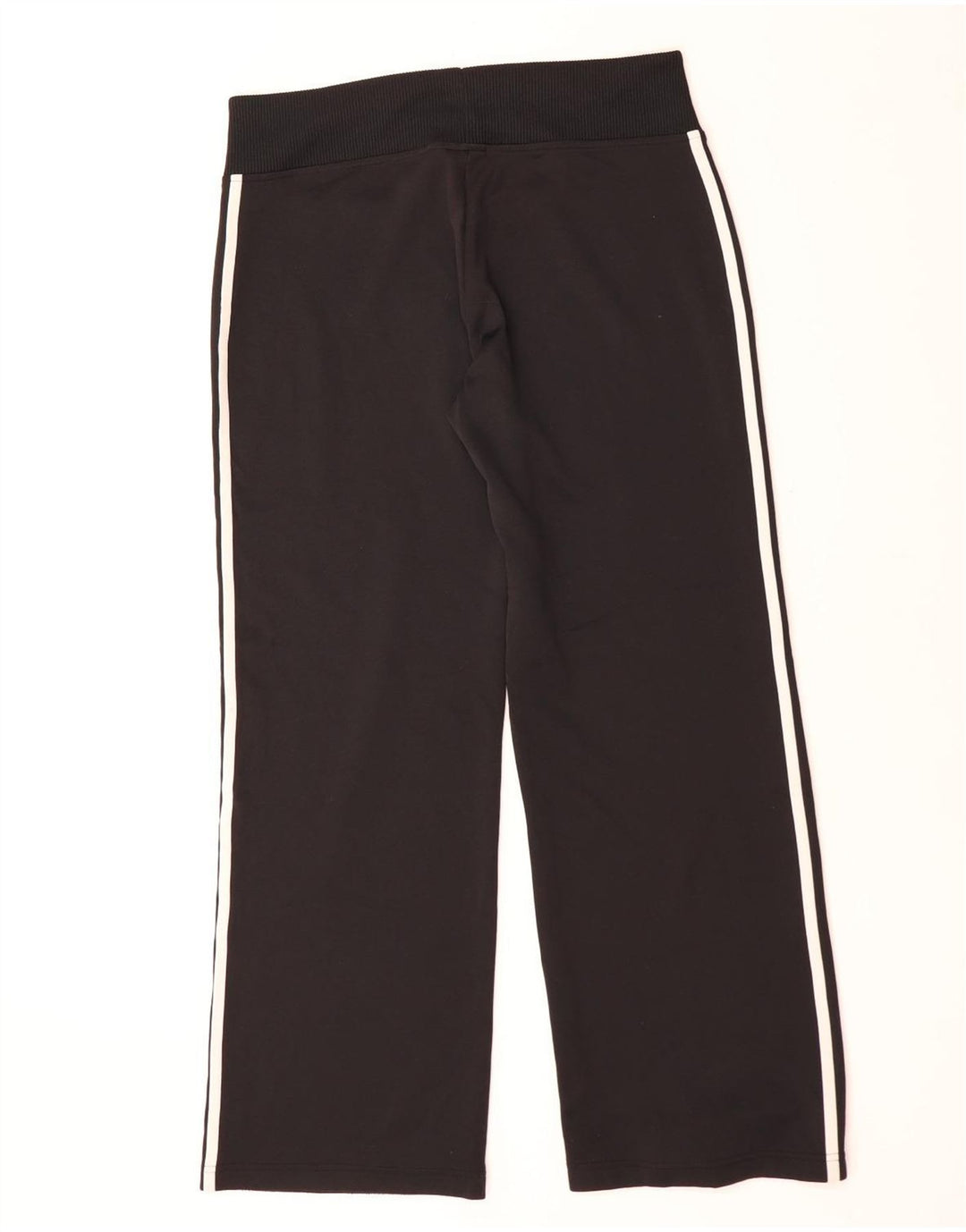 ADIDAS Womens Tracksuit Trousers UK 16 Large Black Polyester