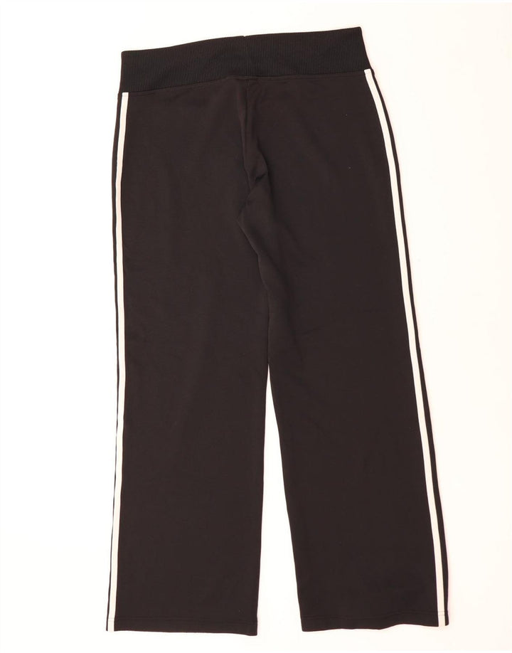 ADIDAS Womens Tracksuit Trousers UK 16 Large Black Polyester