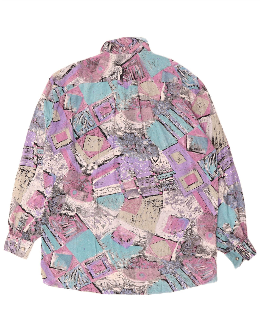 DORNBUSCH Mens Shirt Size 39/40 Medium Multicoloured Patchwork Viscose