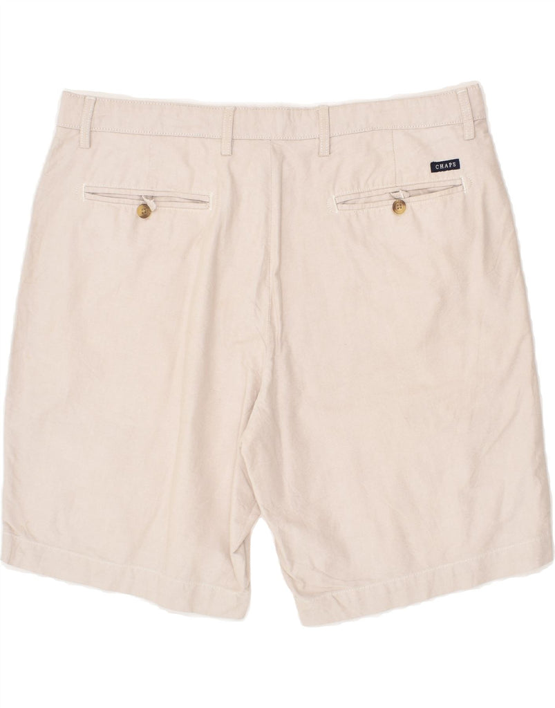 CHAPS Mens Chino Shorts W38 XL Beige Cotton Vintage Chaps and Second-Hand Chaps from Messina Hembry 