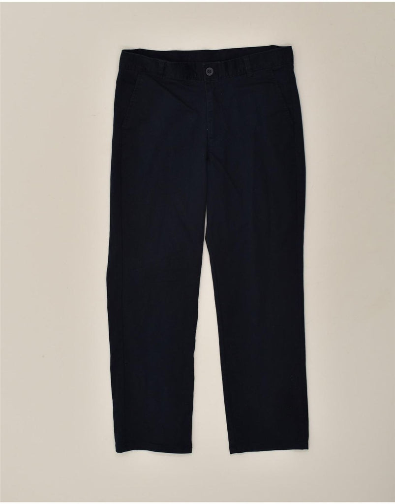 NAUTICA Boys Straight Chino Trousers 11-12 Years W30 L24  Navy Blue Cotton | Vintage Nautica | Thrift | Second-Hand Nautica | Used Clothing | Messina Hembry 