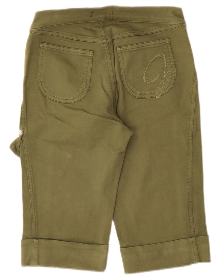 Versace Womens Cargo Shorts IT 38 XS W24  Khaki Cotton