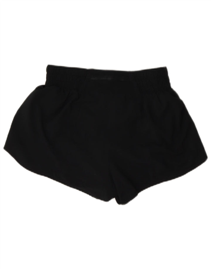 Nike Womens Dri Fit Sport Shorts UK 8 Small Black Polyester