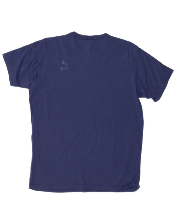 G-Star Mens Graphic T-Shirt Top Medium Navy Blue Cotton