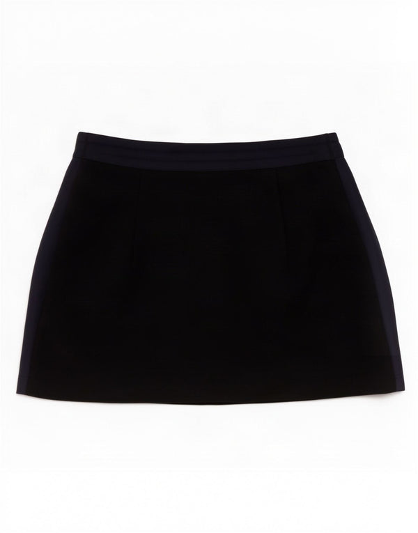 Zara Womens Mini Skirt Medium W28 Navy Blue Polyamide