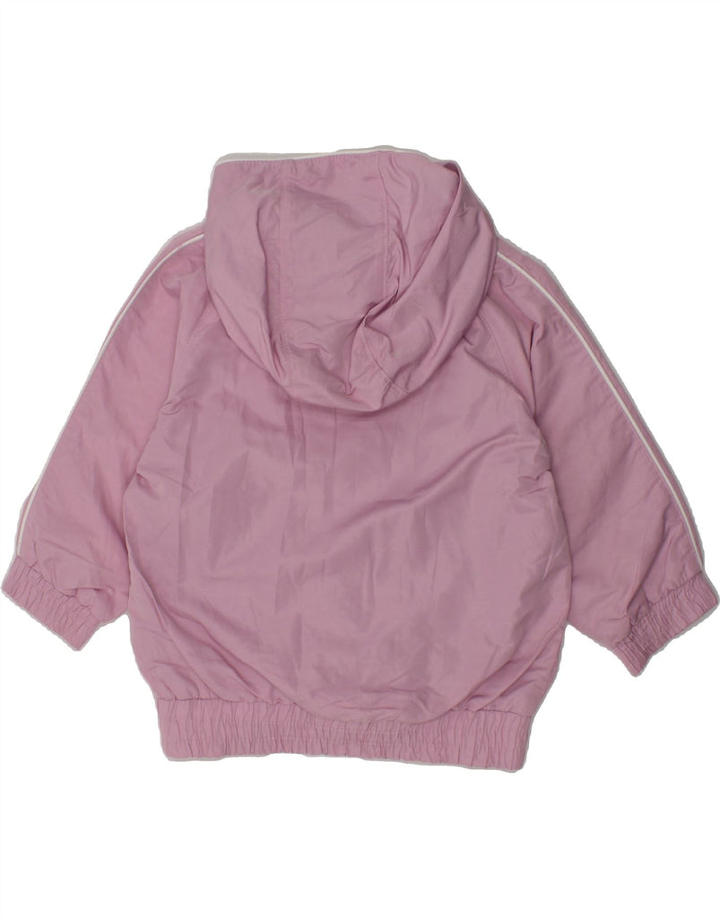 CHAMPION Baby Girls Hooded Rain Jacket 12-18 Months Pink Polyester | Vintage Champion | Thrift | Second-Hand Champion | Used Clothing | Messina Hembry 