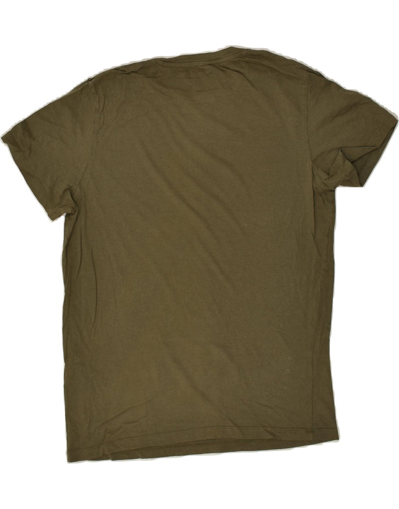 JACK & JONES Mens T-Shirt Top Medium Khaki Cotton | Vintage Jack & Jones | Thrift | Second-Hand Jack & Jones | Used Clothing | Messina Hembry 