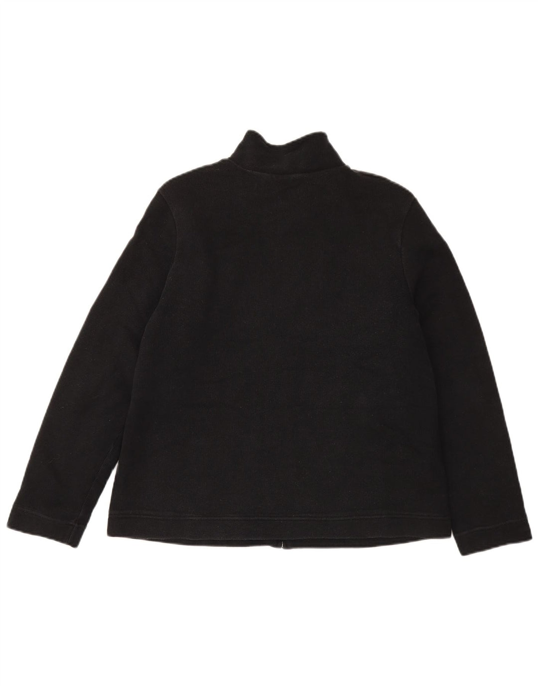 Marks & Spencer Womens Sherpa Tracksuit Top Jacket UK 14 Large Black