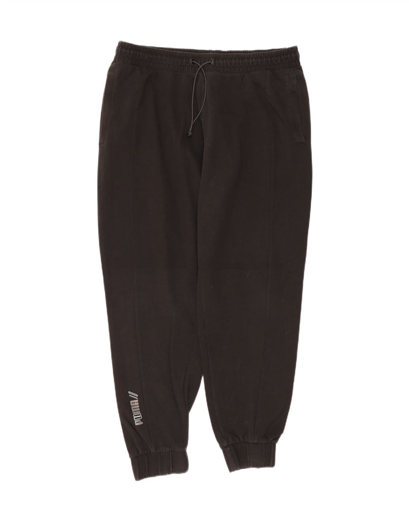 PUMA Mens Tracksuit Trousers Joggers XL  Black Cotton Vintage Puma and Second-Hand Puma from Messina Hembry 