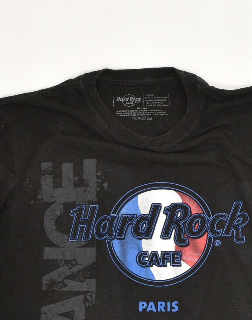 HARD ROCK CAFE Mens London Graphic T-Shirt Top Small Black Cotton | Vintage Hard Rock Cafe | Thrift | Second-Hand Hard Rock Cafe | Used Clothing | Messina Hembry 